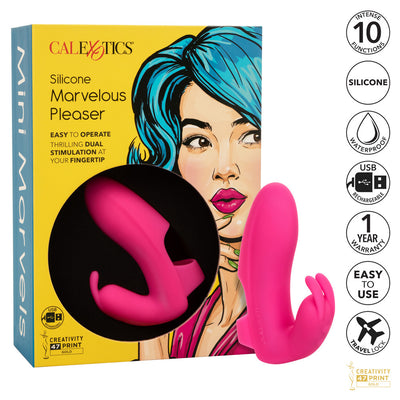 CalExotics Mini Marvels Silicone Marvelous Pleaser Finger Vibrator