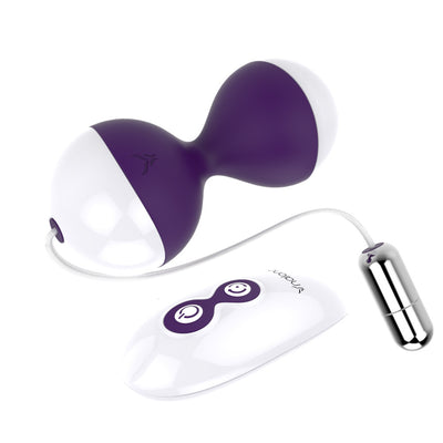 Nalone Miu Miu Kegel Balls Remote Control Silicone Vibrator 77mm