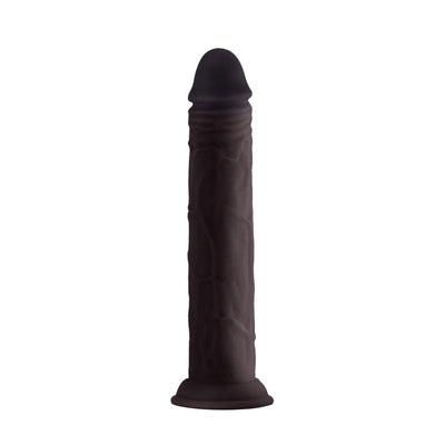 Shaft Model J 9.5 Inch Liquid Silicone Dong - Colour: Black