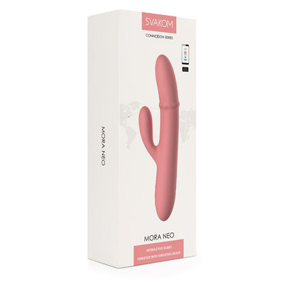 Svakom Mora Neo Interactive Rabbit Vibrator with Thrusting Beads