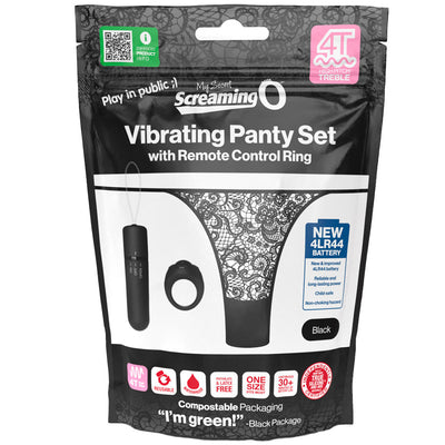 Screaming O My Secret 4T Panty Vibe Remote Control Vibrating Set