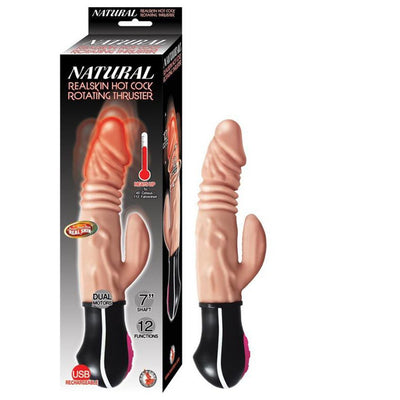 Nasstoys Natural Realskin Hot Cock Rotating Thruster
