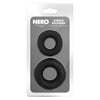 Playful Nero Liquid Silicone 2-Pack C-Rings