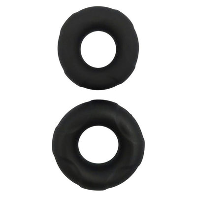 Playful Nero Liquid Silicone 2-Pack C-Rings
