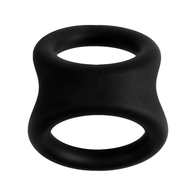 Playful Nero Soft Silicone Two Way Ring