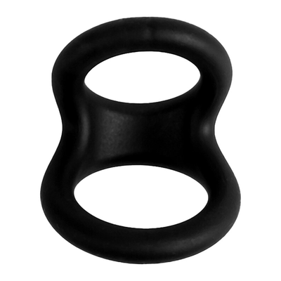 Playful Nero Soft Silicone Two Way Ring