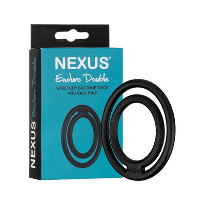 Nexus Enduro Double Silicone Cock And Ball Ring