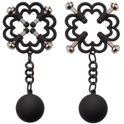 CalExotics Nipple Grips Power Grip 4-Point Weighted Nipple Press