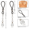 CalExotics Nipple Play Non-Piercing Nipple Jewelry Crystal Teardrop