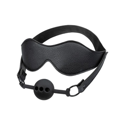 CalExotics Nocturnal Collection Eye Mask and Breathable Ball Gag
