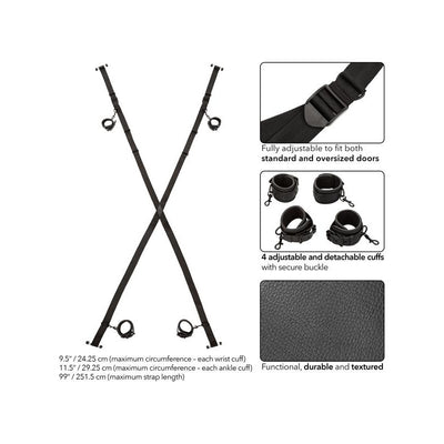 CalExotics Nocturnal Collection Over The Door Cross Restraints