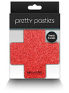 NS Novelties Pretty Pasties Glitter Cross 2 Pair