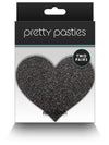 NS Novelties Pretty Pasties Glitter Hearts 2 Pair