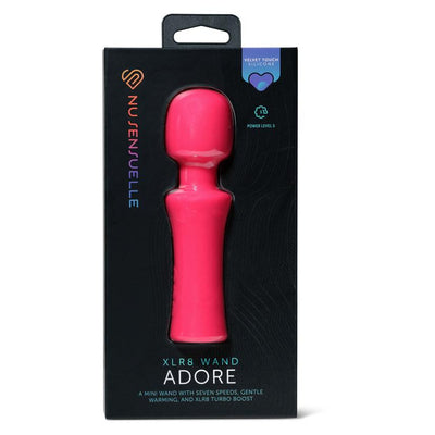 Nu Sensuelle Adore XLR8 Mini Wand - Colour: Hot Pink