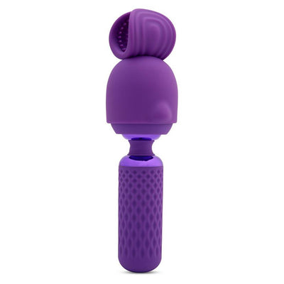 Novel Creations NU Sensuelle Harlow Nubii Mini Wand With Attachment - Colour: Purple