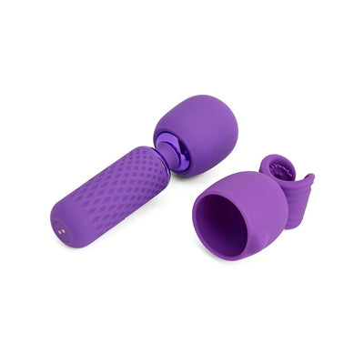 Novel Creations NU Sensuelle Harlow Nubii Mini Wand With Attachment - Colour: Purple
