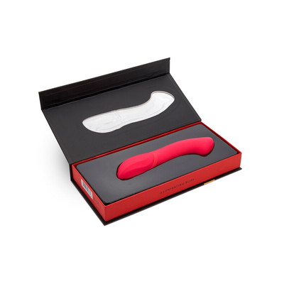 Novel Creations NU Sensuelle Luna Velvet Touch Vibe With Turbo Boost - Colour: Hot Pink