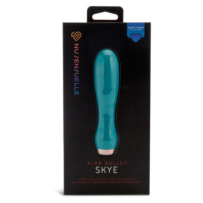 Novel Creations NU Sensuelle Skye Velvet Touch Bullet With Turbo Boost - Colour: Emerald