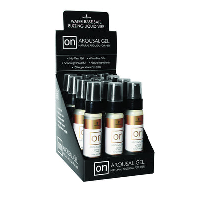Sensuva On for Her Arousal Gel Coffee Cake 12 Piece Display