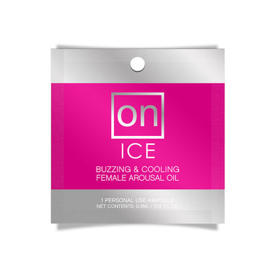 Sensuva On Ice Ampoule Arousal Oil For Women Single Use Sachet