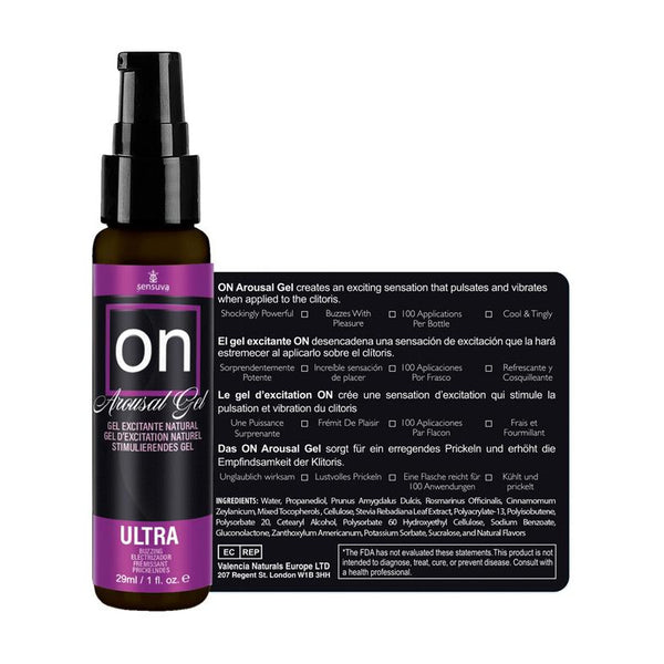 Sensuva On ULTRA Arousal Gel 1 fl oz. (29ml)