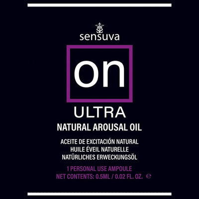 Sensuva On Ultra Arousal Oil Single Use Ampoule