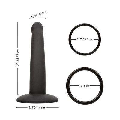 CalExotics Onyxxx Thigh Strap with Silicone Probe