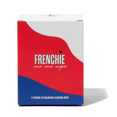 Frenchie Oui Oui Wipes x12 Biodegradable Bamboo Personal Cleansing Wipes