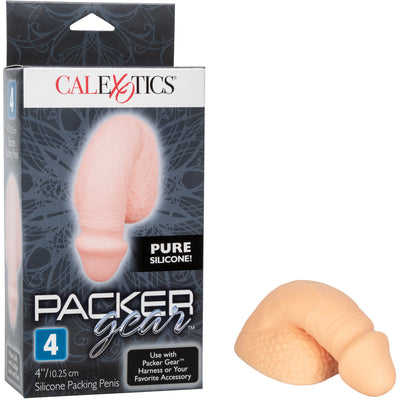 CalExotics Packer Gear 4" Silicone Packing Penis - Colour: Black