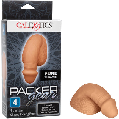 CalExotics Packer Gear 4" Silicone Packing Penis - Colour: Black