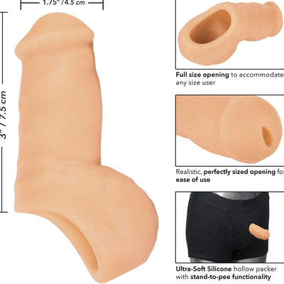 Calexotics Packer Gear Ultra-Soft Silicone STP - Colour: Brown