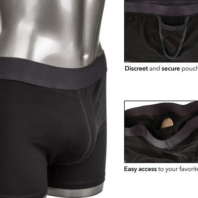 CalExotics Packer Gear Boxer Brief with Packing Pouch