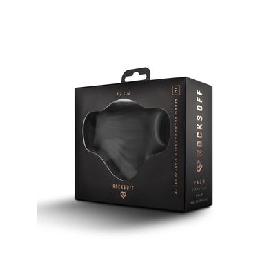 Rocks Off Palm Silicone Handheld Masturbator - Colour: Black