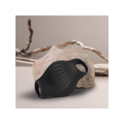 Rocks Off Palm Silicone Handheld Masturbator - Colour: Black