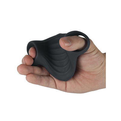 Rocks Off Palm Silicone Handheld Masturbator - Colour: Black