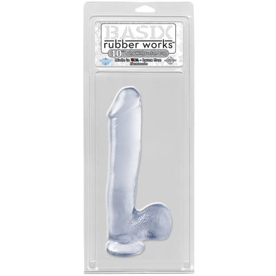 PipeDream Basix 10 Inch With Suction Cup Realistic Dildo