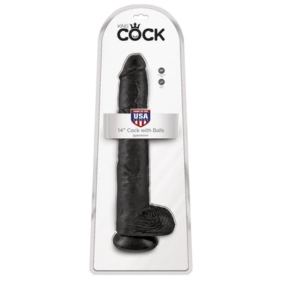 PipeDream King Cock - 14 Inch Cock With Balls Realistic Dildo