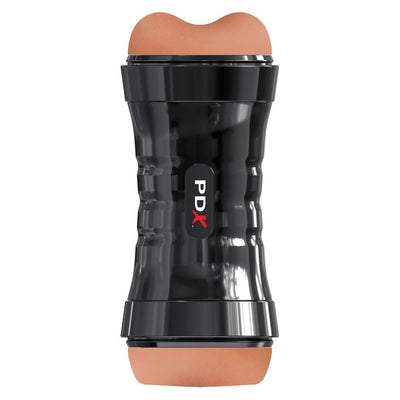 PDX Brands PDX Extreme Super Flip-A-Pussy Over Dual-Ended Stroker - Colour: Brown