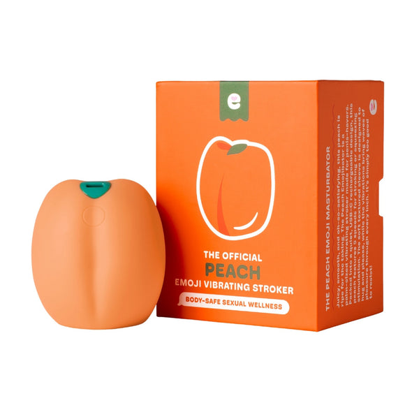 Emojibator Peach Emojibator Vibrating Stroker