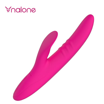 Nalone Peri Ergonomic Silicone Vibrator with 7 Vibration and Swing Modes - Colour: Peri Pink