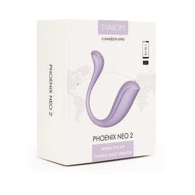 Svakom Phoenix Neo - Interactive App Control Bullet Vibrator - Colour: Lilac