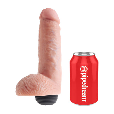 Pipedream King Cock 8 inch Squirting Cock with Balls