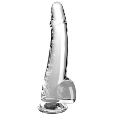 Pipedream King Cock Clear 10 inch with Balls