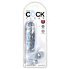 Pipedream King Cock Clear 6 inch with Balls