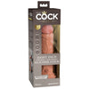 Pipedream King Cock Elite 8 inch Vibrating Silicone Dual Density Cock