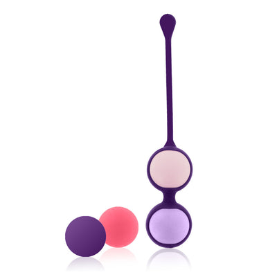 Rianne S Playballs Multi Colour Kegel Exercise Set with Silicone Holder