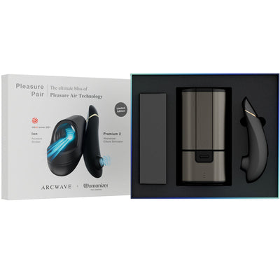 ARCWAVE Pleasure Pair Arcwave Ion & Womanizer Premium 2 Pleasure Air Stimulator Set