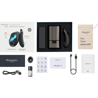 ARCWAVE Pleasure Pair Arcwave Ion & Womanizer Premium 2 Pleasure Air Stimulator Set