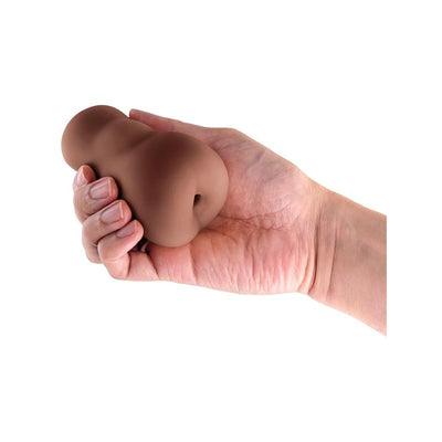 NS Novelties Pocket Pals Anal Stroker - Colour: Brown
