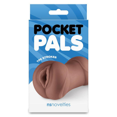 NS Novelties Pocket Pals Vagina Stroker - Colour: Brown